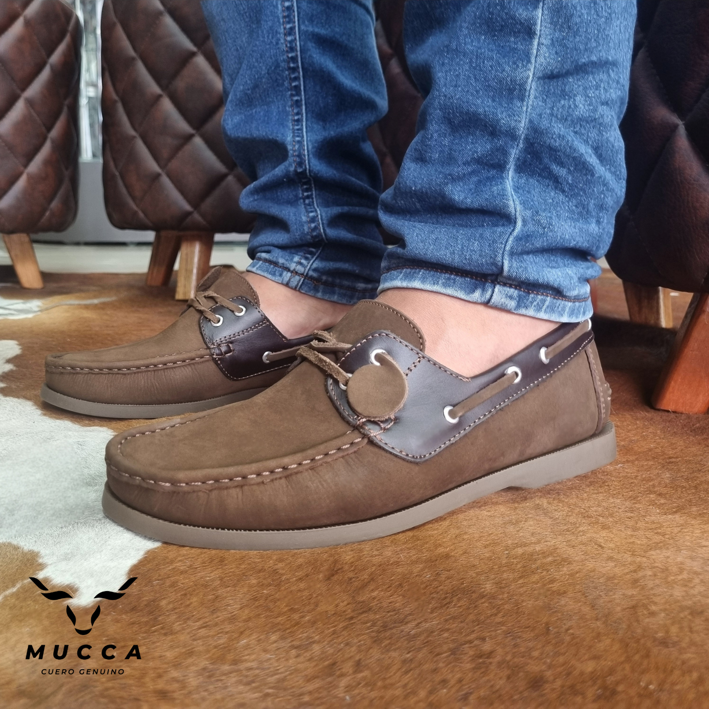 REF: 732 Nobuck Vison x Hampton Cafe