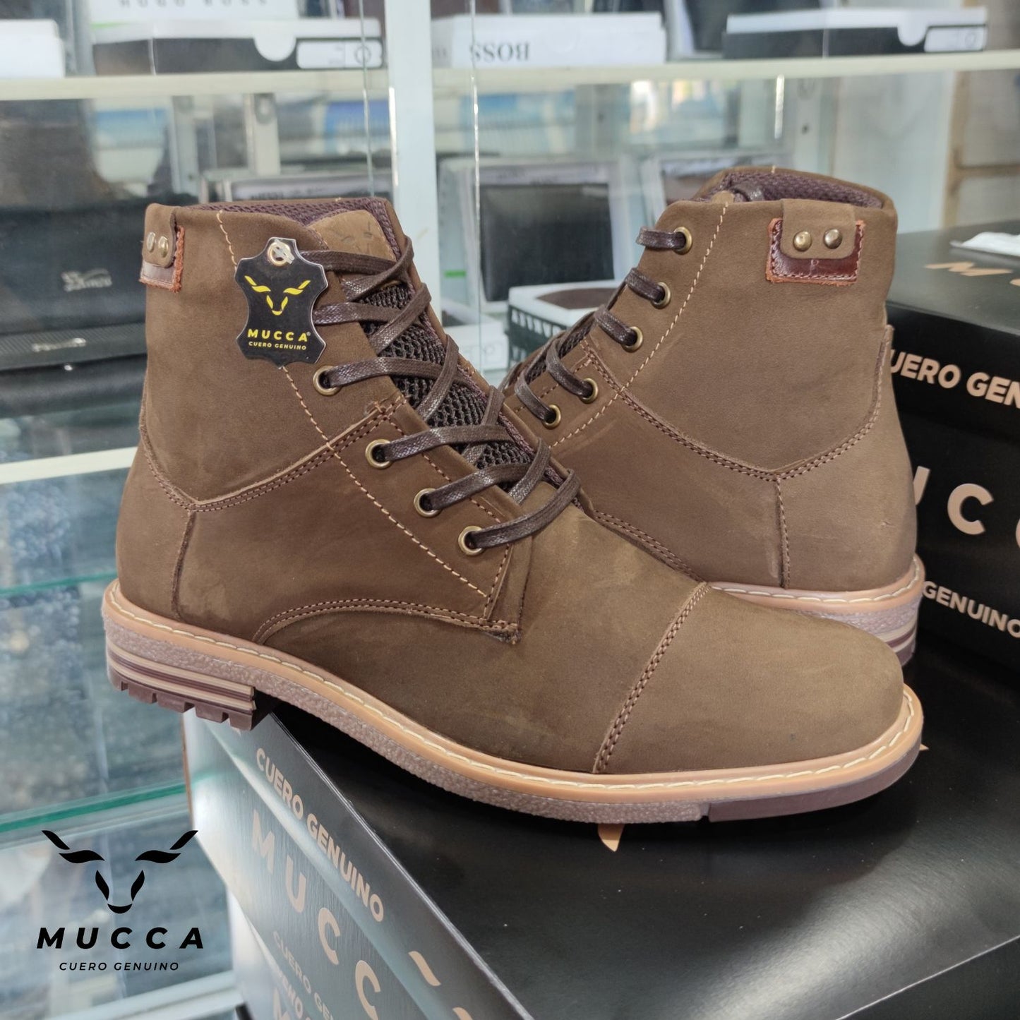 860 Nobuck Vison x Versalles Coñag – Bota